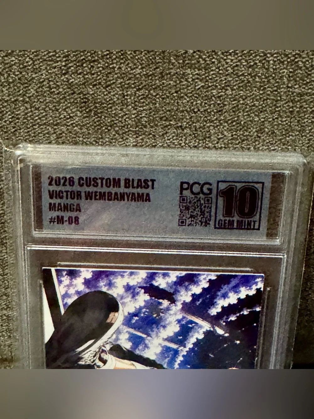 Victor Wembanyama - 2026 Custom Blast Manga #M-08 PCG 10 Gem Mint